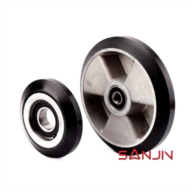 R3 R6 elevator guide shoe roller