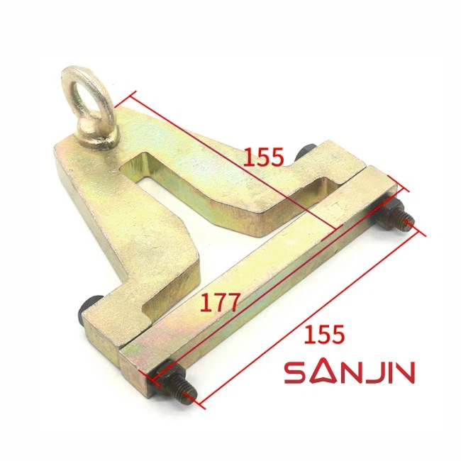 Elevator lifting guide tool universal rail lifter size
